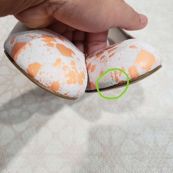 Kelsi Dagger Lillian Pain Splatter Round Toe Pumps Size 6.5 - Picture 11 of 12